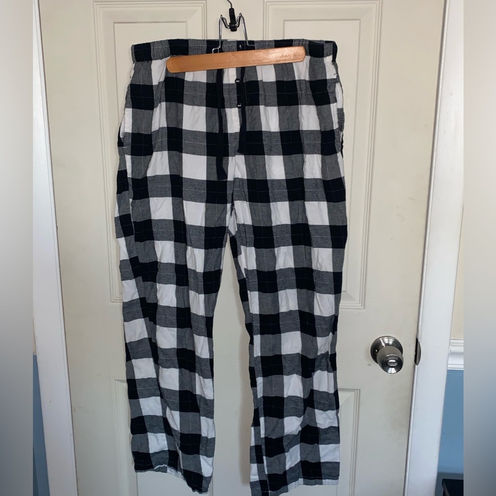 Black and White Pajama Pants